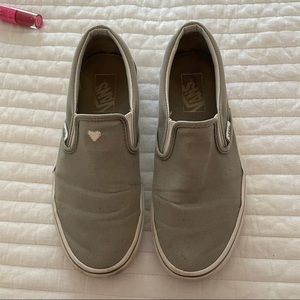 gray slip on vans!